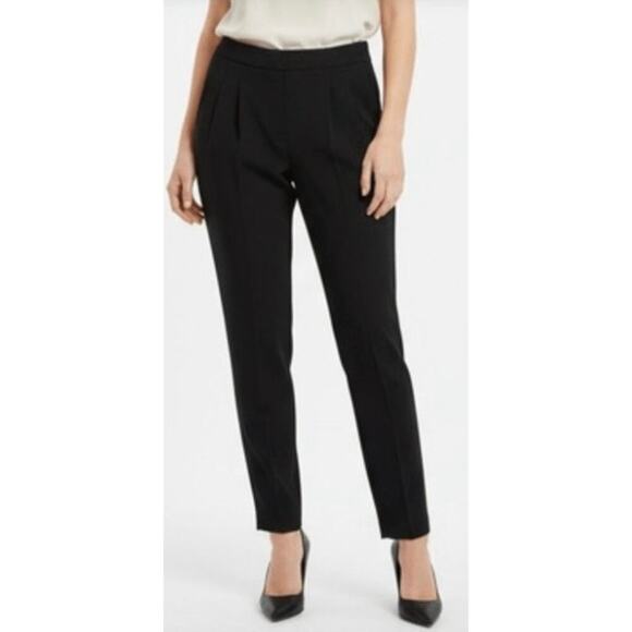 Babaton Pants - Womens Aritzia Babaton Black Seam Front Pull On Tapered Pant Size 00